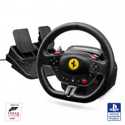 Thrustmaster T98-P FERRARI 296 GTB musta Ohjauspyörä + polkimet PC, PlayStation 4, PlayStation 5
