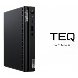 Teqcycle Lenovo ThinkCentre M90Q Intel® Core™ i5 i5-10500T 16 GB 256 GB SSD Windows 11 Pro Mini PC musta