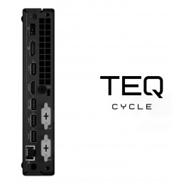 Teqcycle Lenovo ThinkCentre M90Q Intel® Core™ i5 i5-10500T 16 GB 256 GB SSD Windows 11 Pro Mini PC musta