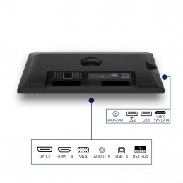 Philips 3000 series 24B2N3200D 00 tietokoneen litteä näyttö 61,2 cm (24.1") 1920 x 1200 pikseliä WUXGA LCD musta