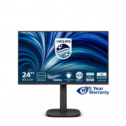 Philips 3000 series 24B2U3301D 00 tietokoneen litteä näyttö 61,2 cm (24.1") 1920 x 1200 pikseliä WUXGA LCD musta