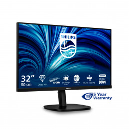 Philips 32B2U3601 00 tietokoneen litteä näyttö 80 cm (31.5") 2560 x 1440 pikseliä Quad HD LCD musta