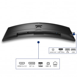 Philips 5000 series 49B2U5900C 00 tietokoneen litteä näyttö 124 cm (48.8") 5120 x 1440 pikseliä Dual QHD LCD musta