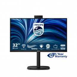 Philips 3000 series 32B2U3601H 00 tietokoneen litteä näyttö 80 cm (31.5") 2560 x 1440 pikseliä Quad HD LCD musta