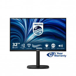 Philips 3000 series 32B2N3500 00 tietokoneen litteä näyttö 80 cm (31.5") 2560 x 1440 pikseliä Quad HD LCD musta