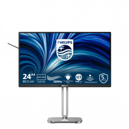 Philips 4000 series 24B2N4200 00 tietokoneen litteä näyttö 60,5 cm (23.8") 1920 x 1080 pikseliä Full HD LCD Harmaa