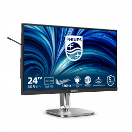 Philips 4000 series 24B2N4200 00 tietokoneen litteä näyttö 60,5 cm (23.8") 1920 x 1080 pikseliä Full HD LCD Harmaa