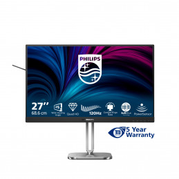 Philips 4000 series 27B2N4500 00 tietokoneen litteä näyttö 68,6 cm (27") 2560 x 1440 pikseliä Quad HD LCD Harmaa
