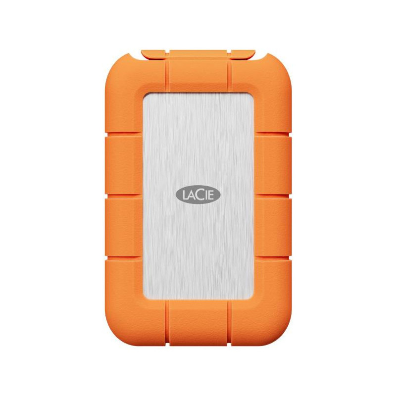 LaCie STND4000400 ulkoinen SSD Thunderbolt-teknologia 4 TB USB Type-C USB4 Gen 3x2 Oranssi, Ruostumaton teräs