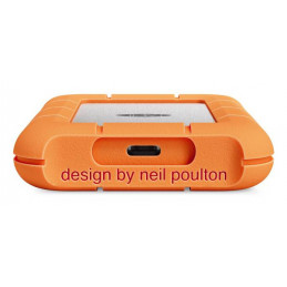 LaCie STND4000400 ulkoinen SSD Thunderbolt-teknologia 4 TB USB Type-C USB4 Gen 3x2 Oranssi, Ruostumaton teräs