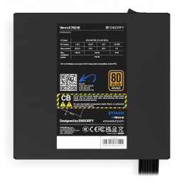 ENDORFY Vero L6 virtalähdeyksikkö 750 W 24-pin ATX ATX musta