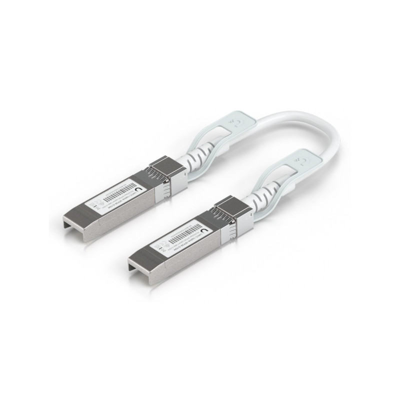 Ubiquiti UACC-Uplink-SFP28-0.15M-10 InfiniBand- ja kuituoptiikkakaapeli 0,15 m Valkoinen