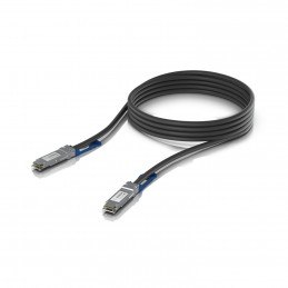 Ubiquiti UACC-DAC-QSFP28-3M InfiniBand- ja kuituoptiikkakaapeli musta