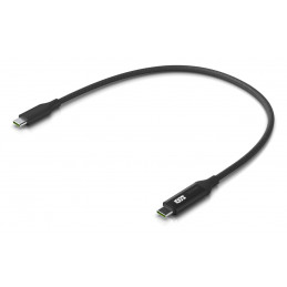 Ubiquiti UACC-Cable-USB-100W-0.3M-BK USB-kaapeli 0,3 m USB C musta, Harmaa