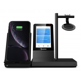 Yealink WH66 Mono UC Kuulokkeet Langaton Pääpanta Toimisto puhelukeskus USB A-tyyppi Bluetooth Latausteline musta