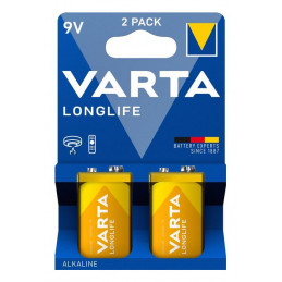 Varta Longlife Kertakäyttöinen akku 9V Alkali