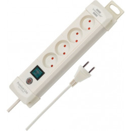 Brennenstuhl 1155225014 jatkojohto 1,8 m 4 AC-pistorasia(a) Sisätila Valkoinen