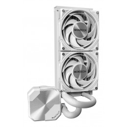 Montech HyperFlow Silent 240 Suoritin All-in-one-nesteenjäähdytin 12 cm Valkoinen 1 kpl