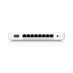 Ubiquiti UDB-Switch 2.5G Ethernet (100 1000 2500) Power over Ethernet -tuki Valkoinen