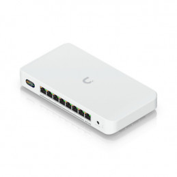 Ubiquiti UDB-Switch 2.5G Ethernet (100 1000 2500) Power over Ethernet -tuki Valkoinen