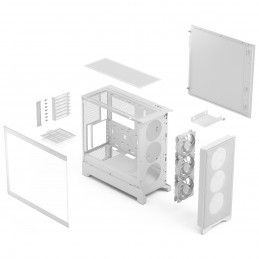 Fractal Design Pop 2 Air White TG RGB Midi Tower Valkoinen