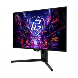 Asrock PGO27QFS tietokoneen litteä näyttö 68,6 cm (27") 2560 x 1440 pikseliä Quad HD OLED Taulukko musta