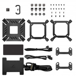 DeepCool Spartacus 360 Suoritin Nestejäähdytyspakkaus 12 cm musta