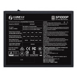 Lian Li SP1000P virtalähdeyksikkö 1000 W 24-pin ATX SFX musta