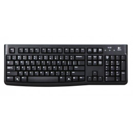 Logitech Keyboard K120 for Business näppäimistö USB Pohjoismainen musta