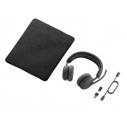 Logitech Zone Wireless 2 ES for Business Kuulokkeet Langaton Pääpanta Business Everyday USB Type-C Bluetooth Grafiitti