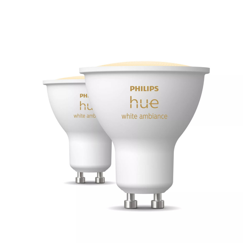 Philips Hue White ambiance GU10 - älykäs kohdelamppu - (2 kpl)