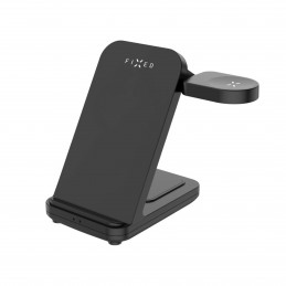 FIXED FIXPOS-SA-BK mobiililaitteen laturi Älykello, Älypuhelin, Kuulokkeet musta USB Langaton lataaminen Pikalataus Sisätila