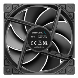 DeepCool FD12-3 IN 1 Tietokonekotelo Tuuletin 12 cm musta 3 kpl