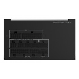Montech CENTURY II virtalähdeyksikkö 850 W 20+4 pin ATX ATX Hopea, musta