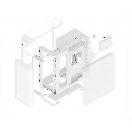 HYTE X50 Midi Tower Valkoinen