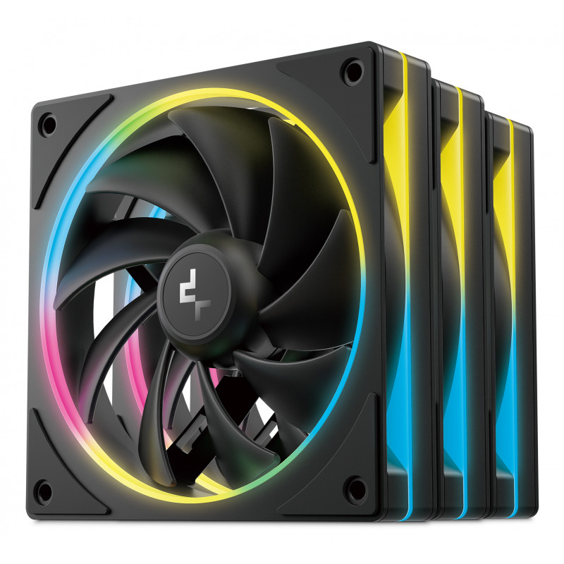 DeepCool FL12 SE 3IN1 Tietokonekotelo Tuuletin 12 cm musta