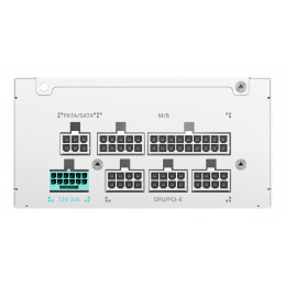 Gamer Storm PS750G WH virtalähdeyksikkö 750 W 20+4 pin ATX ATX Valkoinen