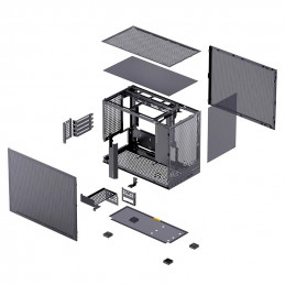 Jonsbo D32 PRO Midi Tower musta