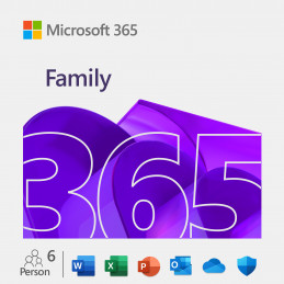 Microsoft Office 365 Family Office-paketti 6 lisenssi(t) Monikielinen 1 vuosi vuosia