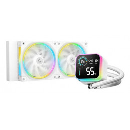 DeepCool LQ240 White Suoritin Nestejäähdytyspakkaus 12 cm Valkoinen 1 kpl