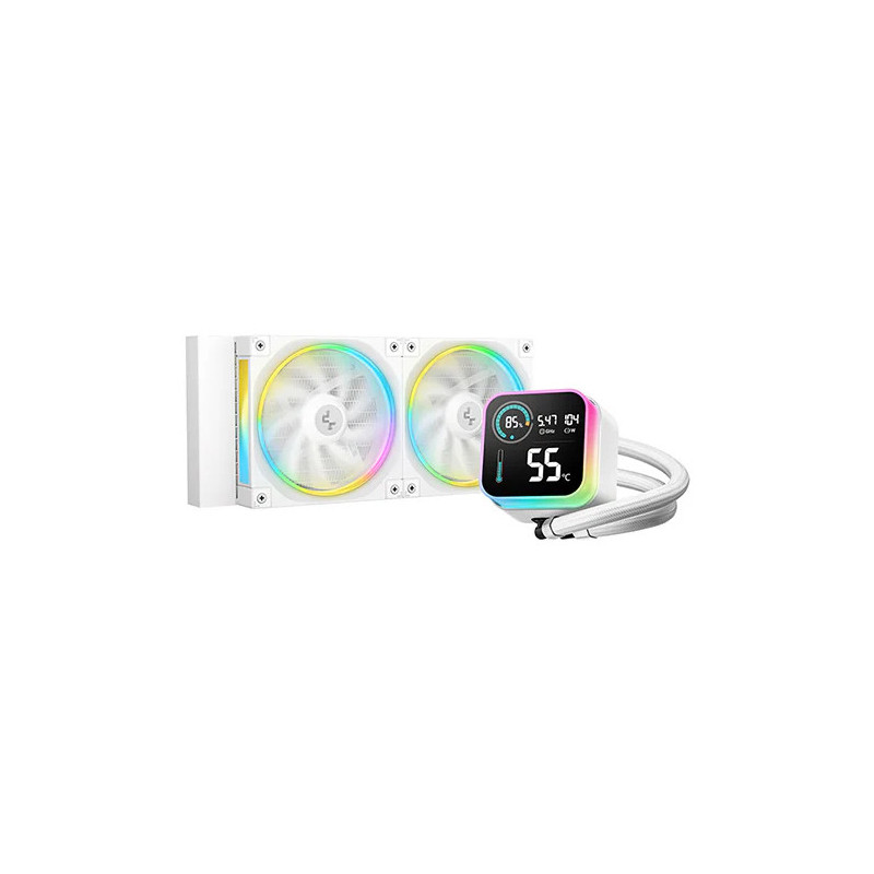 DeepCool LQ240 White Suoritin Nestejäähdytyspakkaus 12 cm Valkoinen 1 kpl