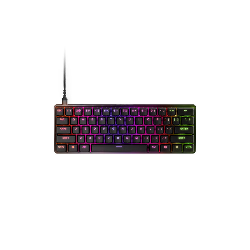 Steelseries Apex 9 Mini näppäimistö Pelaaminen USB QWERTY Pohjoismainen musta