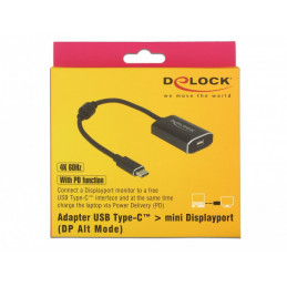 DeLOCK 62990 USB grafiikka-adapteri 4096 x 2160 pikseliä Harmaa