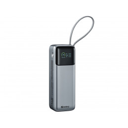 Sandberg 421-31 akku- ja paristolaturi Litium polymeeri (LiPo) 27000 mAh musta, Harmaa