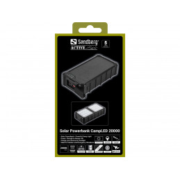 Sandberg 421-24 akku- ja paristolaturi 20000 mAh musta