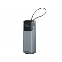 Sandberg 421-30 akku- ja paristolaturi Litium polymeeri (LiPo) 20000 mAh musta, Harmaa