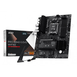 MSI Pro B840-S EVO WIFI6E AMD B840 Pistoke AM5 ATX