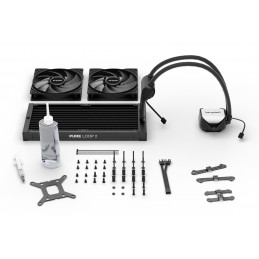 be quiet! Pure Loop 2 | 280mm Suoritin All-in-one-nesteenjäähdytin 14 cm musta 1 kpl