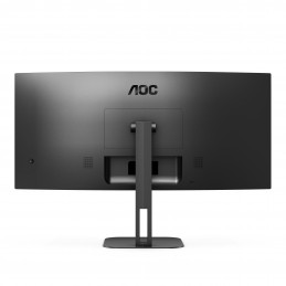 AOC V5 CU34V5C BK tietokoneen litteä näyttö 86,4 cm (34") 3440 x 1440 pikseliä Wide Quad HD LED musta