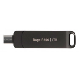 Patriot Memory Rage R550 USB-muisti 1 TB USB Type-A   USB Type-C 3.2 Gen 1 (3.1 Gen 1) musta